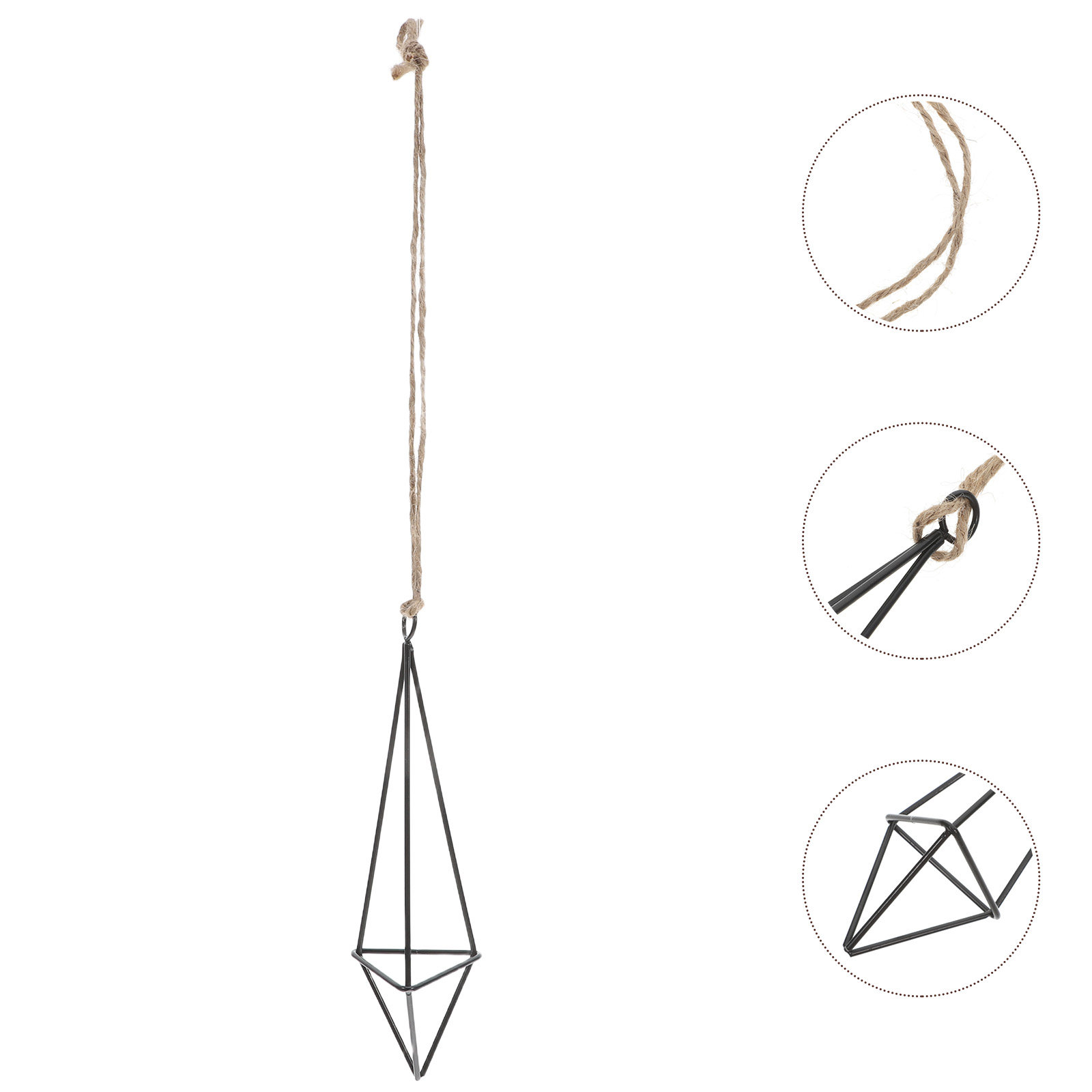Spider Plant Hanging - Metal Hava Bitkisi Tutucu Asılı Geometrik