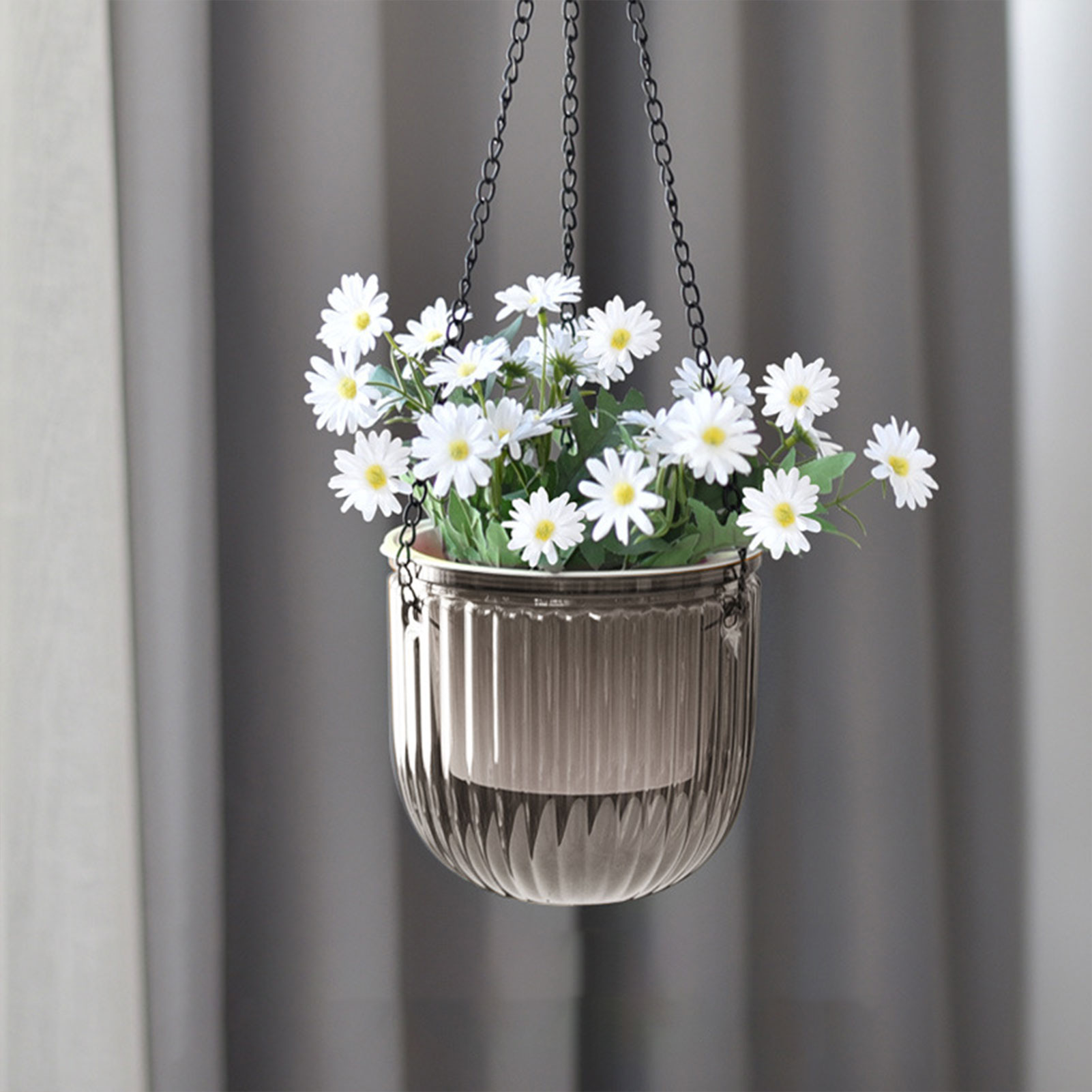 Spider Plant Hanging - Otomatik Kendiliğinden Sulanan Bitki Saksıları Şeffaf