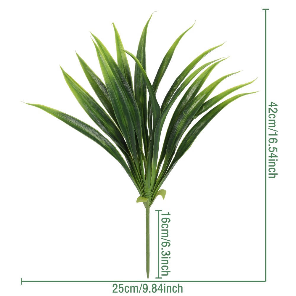 Spider Plant Hanging - Gerçekçi 42cm Yapay Orkide Yaprakları Simülasyon
