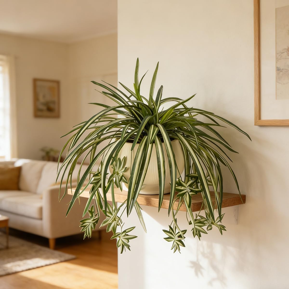 4 adet yapay asılı örümcek bit - Spider Plant Hanging incelemesi ve fiyatı